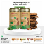 LittleVeda Pregnancy Cookies - Trimester 3(Pack of 2)(150g+150g) – Paan Almond