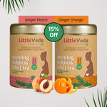 Morning Sickness Relief Tea - Ginger Peach + Ginger Orange (50g+50g)