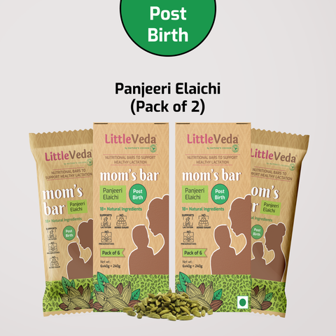 Post Birth Mom's Bar Panjeeri Elaichi Bundle (Pack of 2)