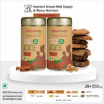 LittleVeda Mom's Cookies (Pack of 2) (150g+150g) - Post Birth Health & Lactation- Cinnamon Walnut