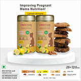 LittleVeda Pregnancy Cookies - Trimester 1&2 (Pack of 2)(150g+150g) - Lemon Almond